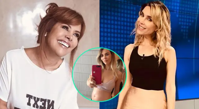 La conductora Magaly Medina se mostró sorprendida por la noticia del embarazo de Juliana Oxenford y confesó que no lo vio venir.