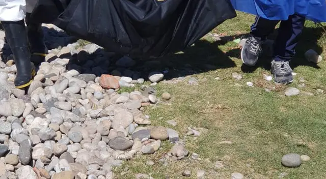 Arrojan torso de hombre en río de Junín. Arrojan torso de hombre en río de Junín.