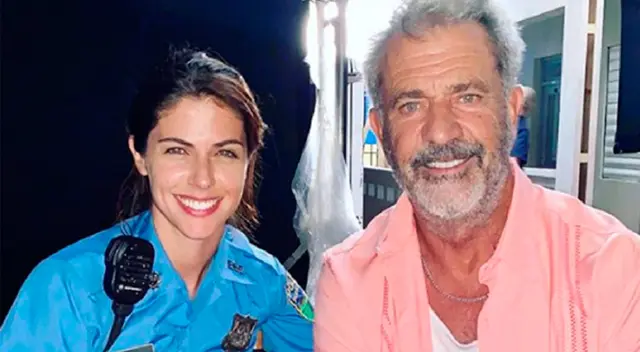Stephanie Cayo presenta tráiler de película junto a Mel Gibson. Stephanie Cayo presenta tráiler de película junto a Mel Gibson.