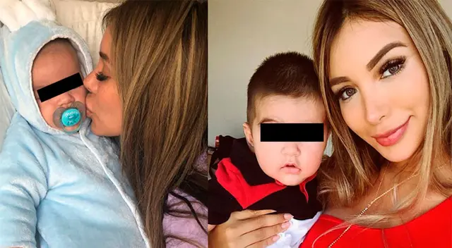 Paula Manzanal sale a pasear con su hijo. Paula Manzanal sale a pasear con su hijo.