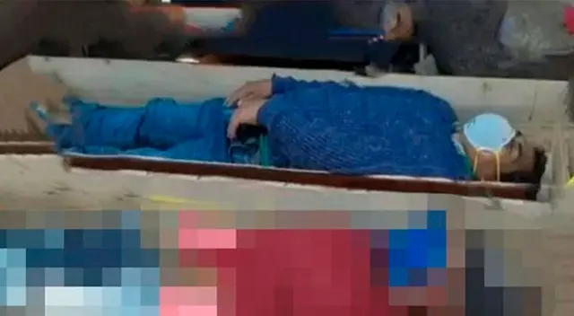 Alcalde de Huancavelica se escondió en ataúd Alcalde de Huancavelica se escondió en ataúd
