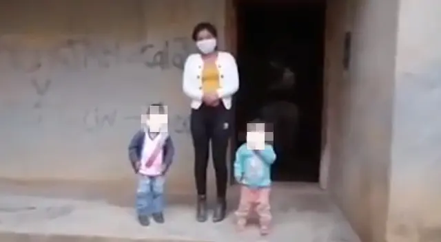 Desalojan a madre e hijos en La Libertad. Desalojan a madre e hijos en La Libertad.