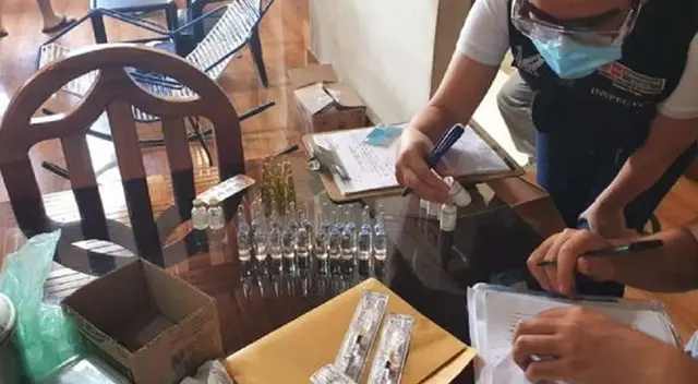 Encuentran medicinas del Ministerio de Salud en dos viviendas. Encuentran medicinas del Ministerio de Salud en dos viviendas.