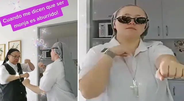 Monjas son un éxito en redes sociales con reto viral.