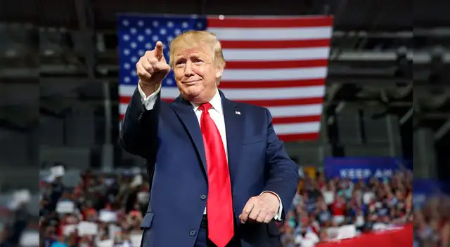 Donald Trump, presidente de los Estados Unidos. Donald Trump, presidente de los Estados Unidos.