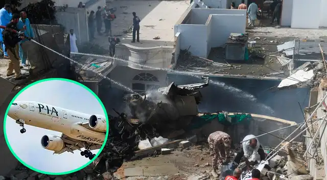 Avión se estrelló con más de 99 pasajeros a bordo.