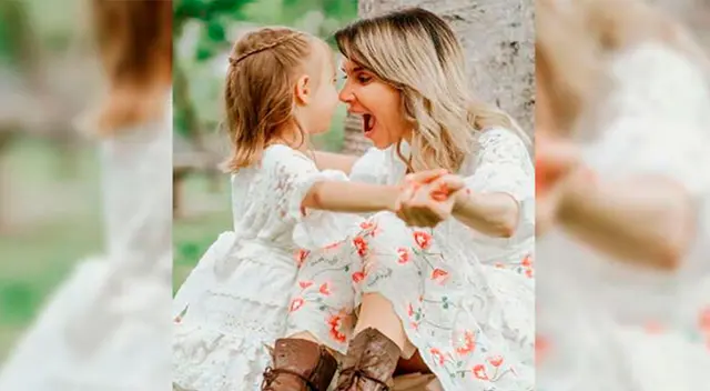 Juliana Oxenford decide salir junto a su hija. Juliana Oxenford decide salir junto a su hija.