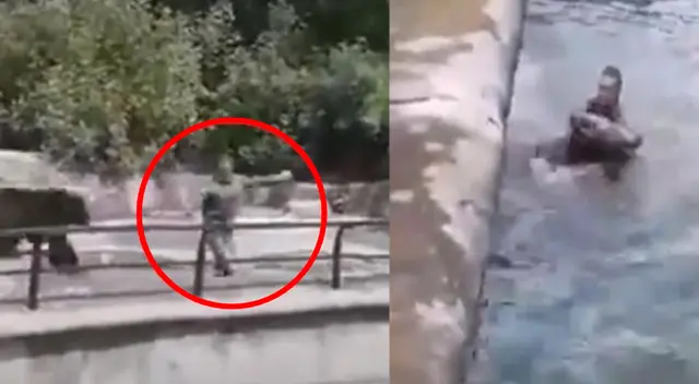 El hombre ha sido acusado de maltrato animal.