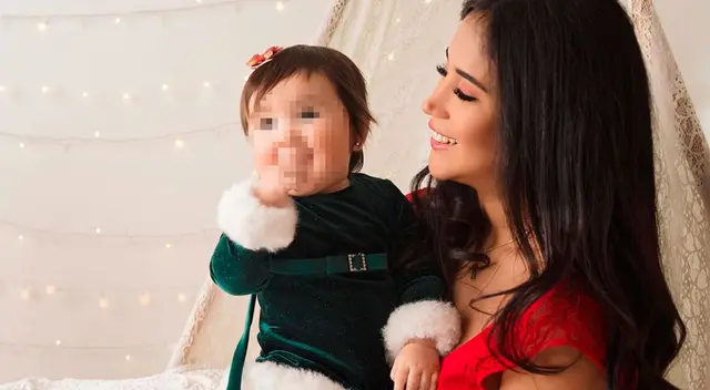 Melissa Paredes demuestra su amor de madre. Melissa Paredes demuestra su amor de madre.