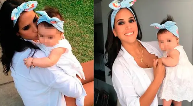 Melissa Paredes demuestra su amor de madre. Melissa Paredes demuestra su amor de madre.