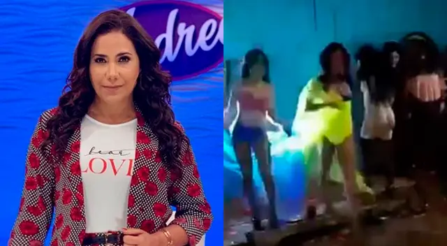 Andrea Llosa indignada con