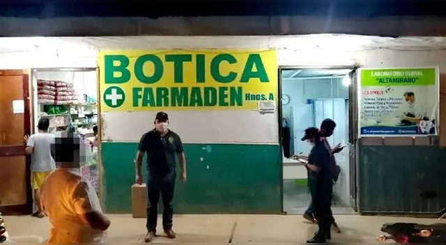 El sujeto fue detenido por la Policía Nacional mientras atendía en su consultorio ubicado dentro de una farmacia. El sujeto fue detenido por la Policía Nacional mientras atendía en su consultorio ubicado dentro de una farmacia.