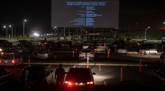 El aeropuerto de Montevideo se convirtió en uno de los primeros autocines.
