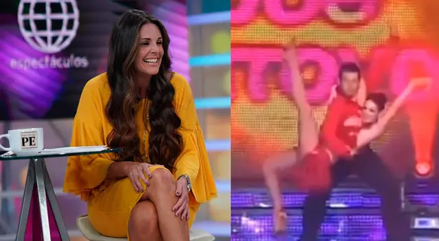 Rebeca Escribens recuerda baile en 'Reyes del show'.