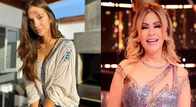 Gisela Valcárcel se divierte con Natalie Vértiz.