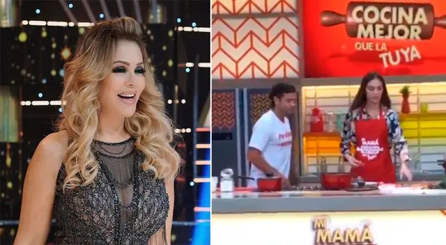 Gisela Valcárcel se divierte con Natalie Vértiz.