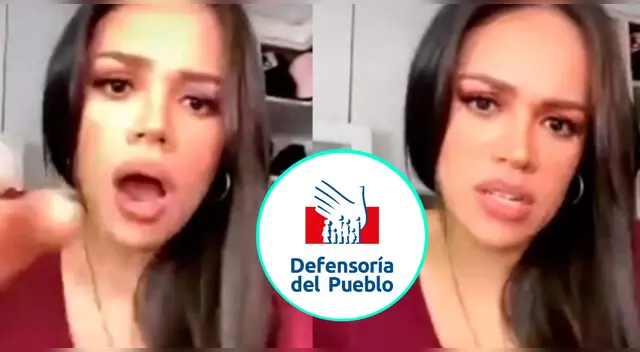 Tras ser víctima de acoso sexual en Instagram, la Defensoría del Pueblo se solidarizó con Mayra Goñi y pidió una investigación para encontrar al responsable.