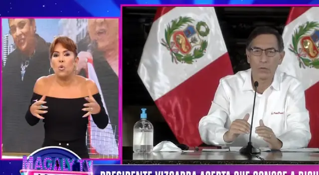 Magaly Medina critica respuesta de presidente de la República sobre Richard Swing. Magaly Medina critica respuesta de presidente de la República sobre Richard Swing.