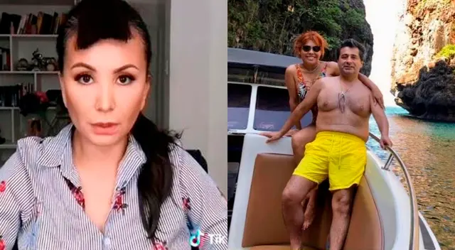 Janet Barboza se burla de físico de galán de Magaly Medina: “¿Tu esposo que copa es?”