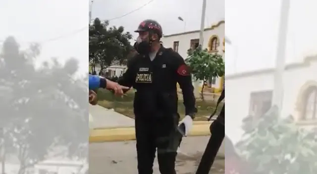 Policía agredió a médico en Chincha. Policía agredió a médico en Chincha.