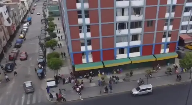 Comercio ambulatorio en el Cercado de Lima.