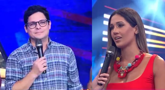 Gian Piero Díaz cuadra a Tepha Loza.