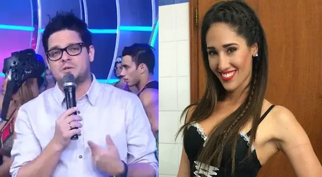 Gian Piero Díaz cuadra a Tepha Loza.