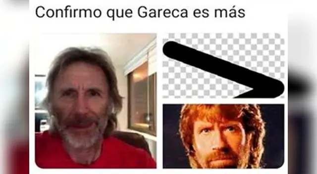 Los  memes a  Gareca y lo comparan con Chuck Norris.