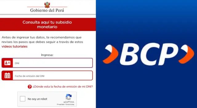 Bono BCP LINK: cómo saber si soy beneficiario del bono yo me sumo 760 soles