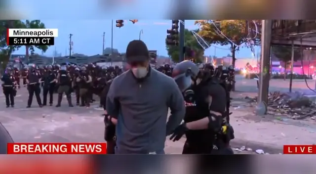 El reportero fue liberado una hora después de la detención con disculpas incluidas del gobernador de Minnesota, Tim Walz. El reportero fue liberado una hora después de la detención con disculpas incluidas del gobernador de Minnesota, Tim Walz.