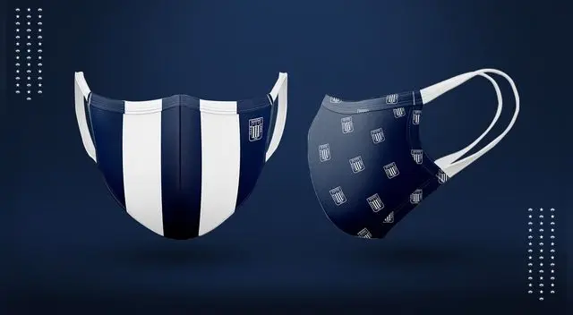 Mascarillas blanquiazules contra el Covid-19. Mascarillas blanquiazules contra el Covid-19.