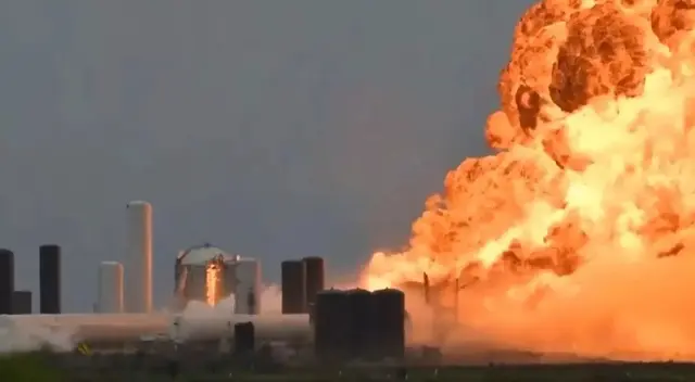 La nave explotó a solo dos minutos después del encendido del motor.