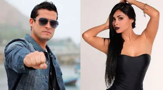 Christian Domínguez lleno de harina. Christian Domínguez lleno de harina.