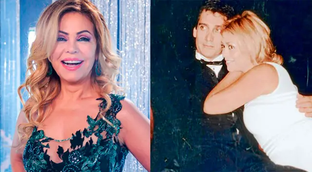 Gisela Valcárcel junto a Guillermo Dávila.