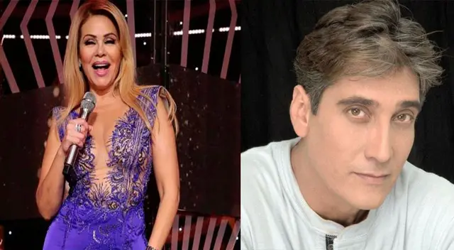 Gisela Valcárcel junto a Guillermo Dávila.