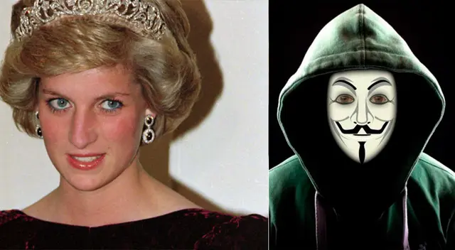 Anonymous habla sobre la muerte de la princesa Diana.