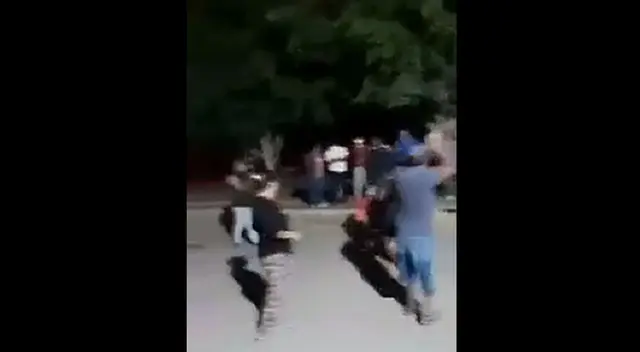 Los moradores denunciaron la presencia de niños en la fiesta.