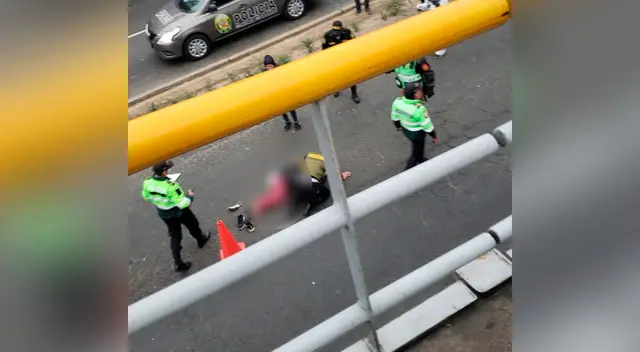 Según testigos, la mujer corrió porque no quiso que le quiten su mercadería.