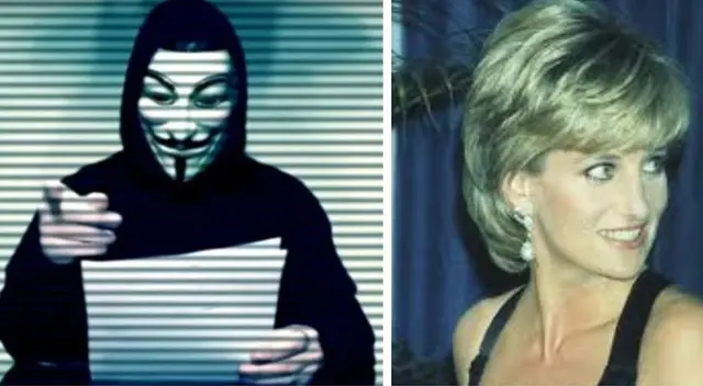 Anonymous habla sobre la muerte de la princesa Diana.