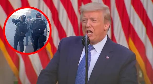 Donald Trump en toque de queda a Washington Donald Trump en toque de queda a Washington