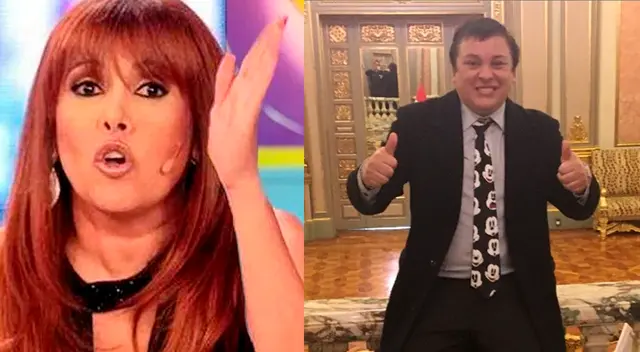 Magaly Medina arremete contra Richard Swing. Magaly Medina arremete contra Richard Swing.