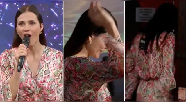 Al ver un adelanto de 'Te volveré a encontrar', Maju Mantilla se mostró sorprendida y se retiró inesperadamente del set de 'EBT'.