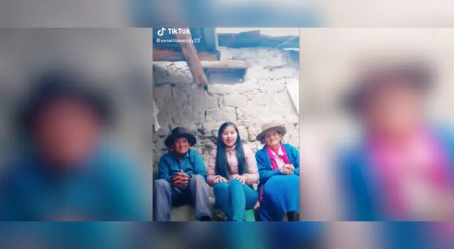 Abuelios en video tiktok