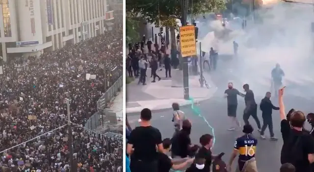 Francia, se producen desmanes en la capital. Francia, se producen desmanes en la capital.