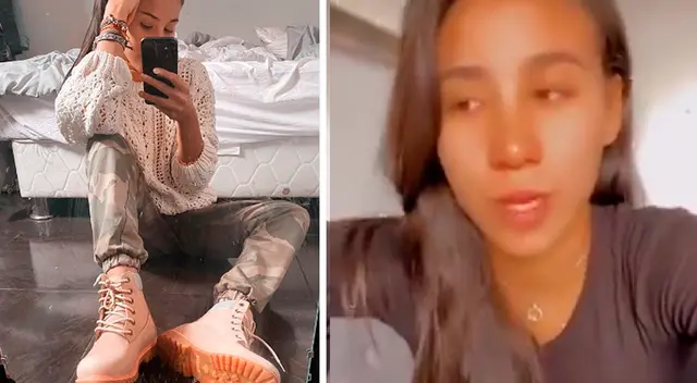 Samahara Lobatón no puede creer que ya no le quede su ropa.