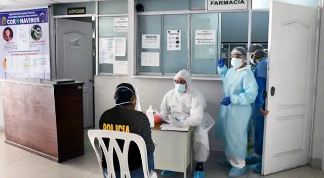 Mayor atención médica para policías con COVID-19.
