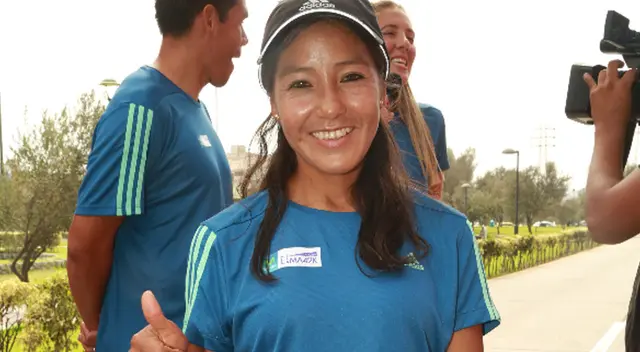 Inés Melchor contenta con que deportistas de alto nivel ya pueden entrenar.