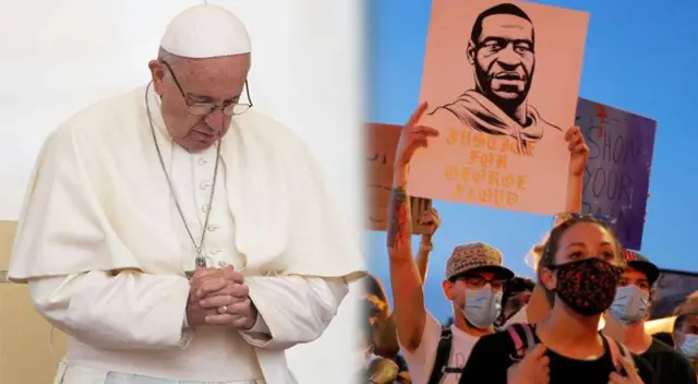 El papa Francisco aseguró rezar por el descanso del alma de George Floyd. El papa Francisco aseguró rezar por el descanso del alma de George Floyd.