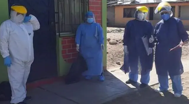 Caminantes con COVID-19 en Ica.