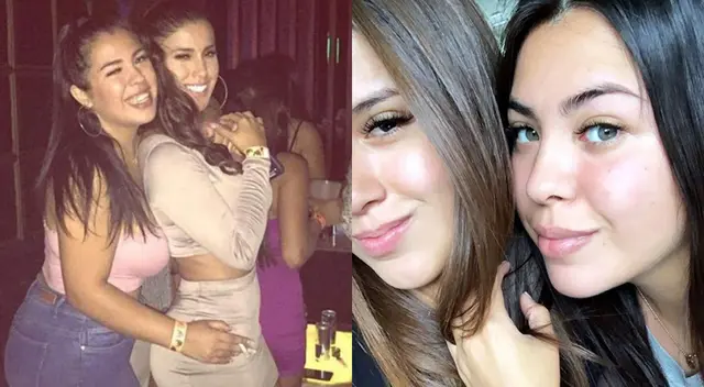 Yahaira Plasencia y su hermana juntas pese a distancia por cuarentena.